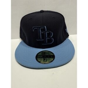 Tampa  Bay New Era 7 1/4 fitted Blue